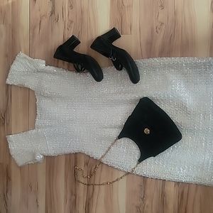 Vintage 60s Sequin Wiggle Dress S